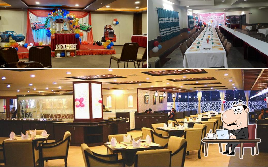 The interior of Paakashala @ Vidyaranyapura Multi Cuisine Restaurant