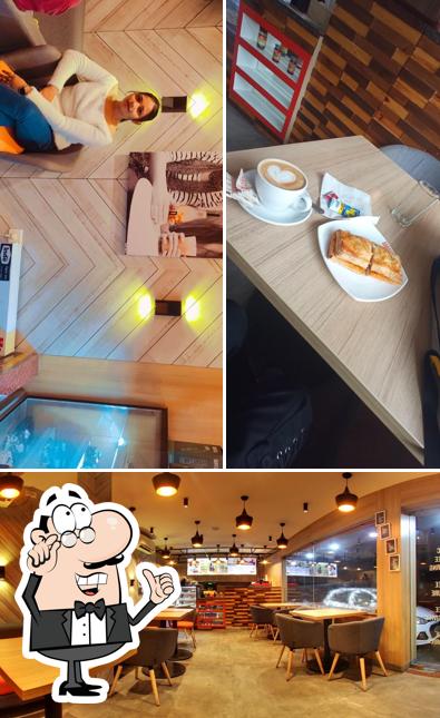 The interior of Barista Coffee Nagaon