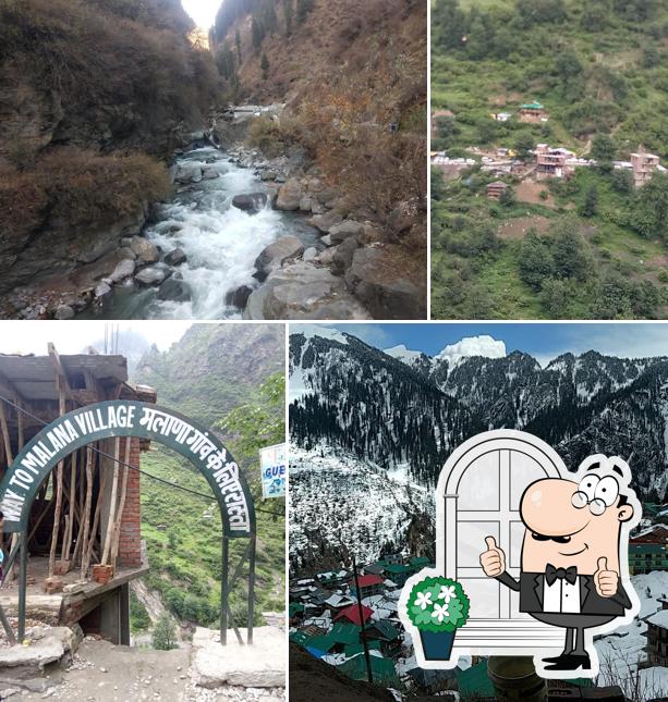 Enjoy the view outside Malana River Side cafe