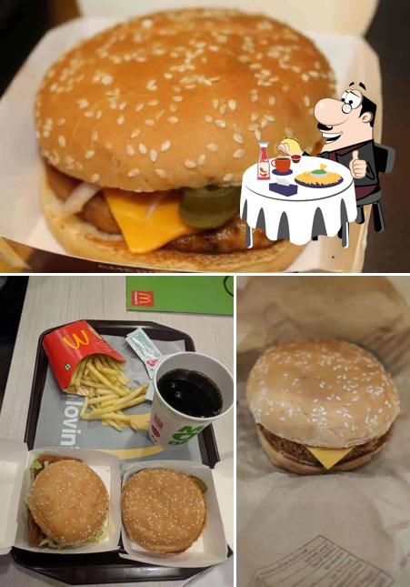 Hamburger at McDonald's