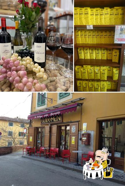 Questa è la immagine che presenta la cibo e interni di La Bottega delle Specialita