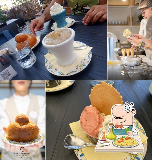 Platti al Gelateria L'Artigianale Noto