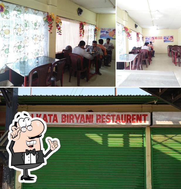 The interior of KOLKATA BIRYANI RESTAURANT