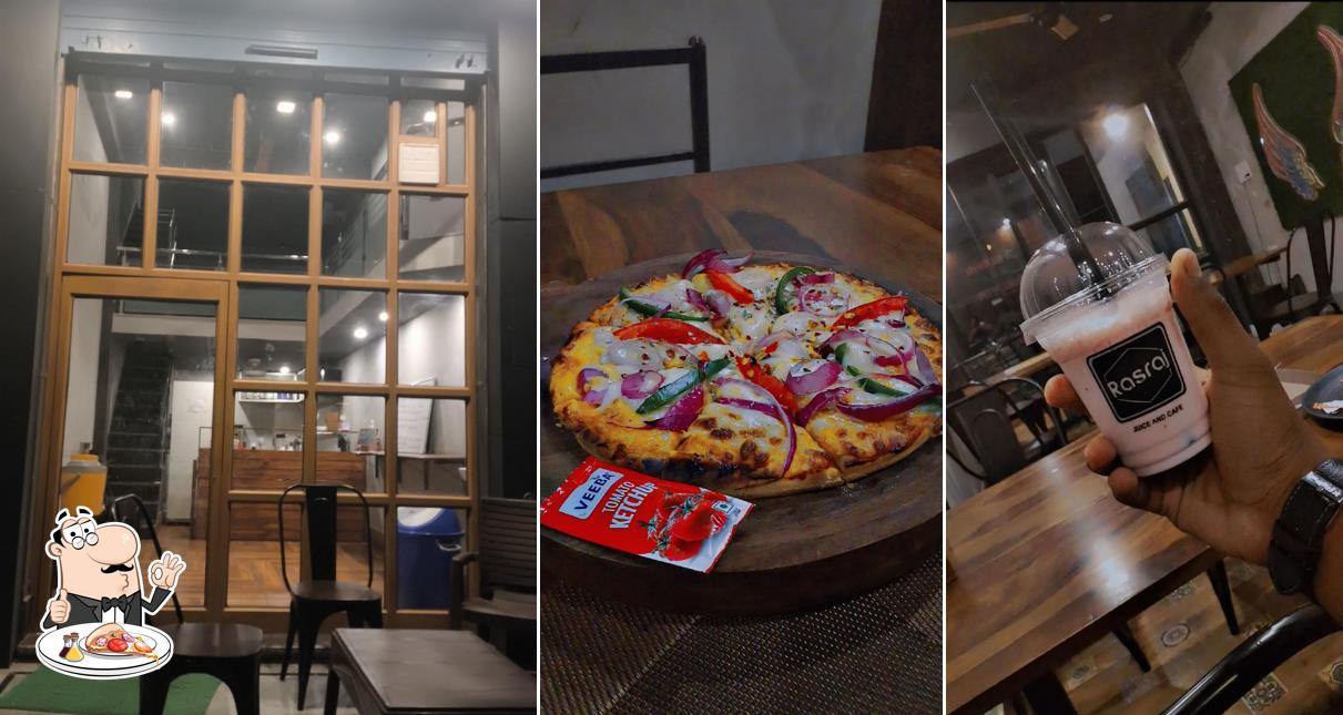 Get pizza at RASRAJ JUICE & AND CAFE