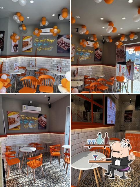 The interior of The Waffle co
