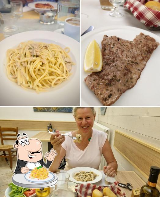 Spaghetti alla carbonara al Ristorante Al Parco