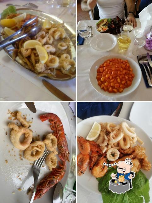 Cibo al Ristorante Isola Blu