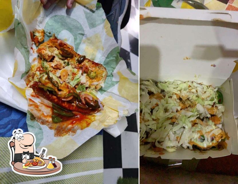 Get pizza at Subway Bahu Plaza Jammu