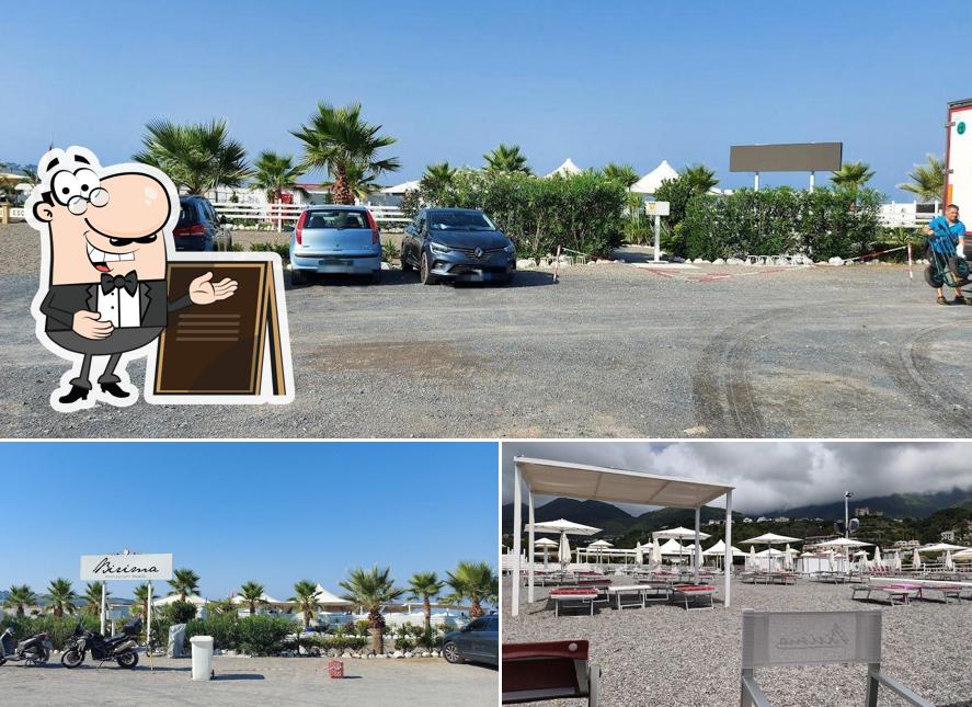 La esterno e interni del ristorante