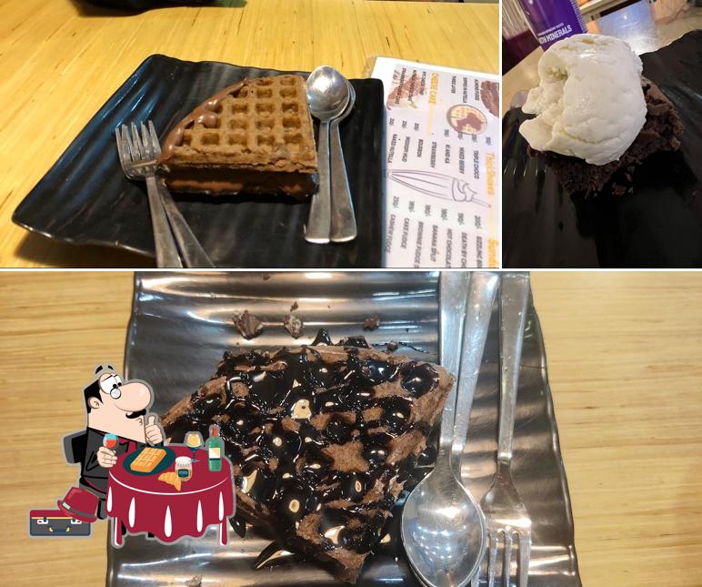 Waffles at HIDDEN WAFFLE