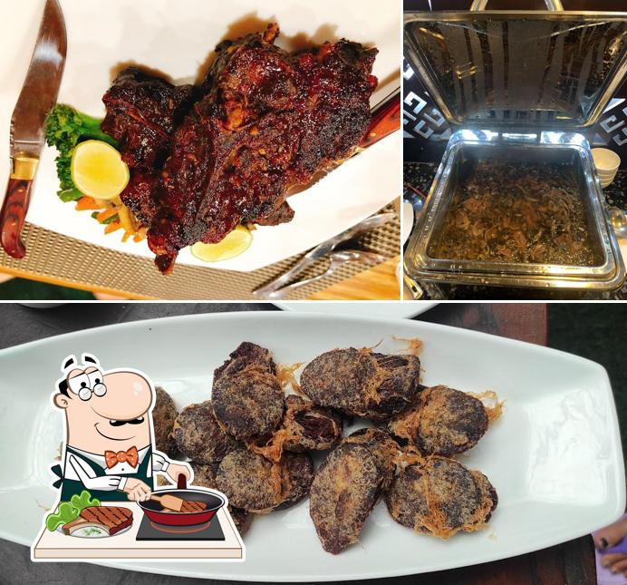 Order meat dishes at Cafe Royale Gangtok