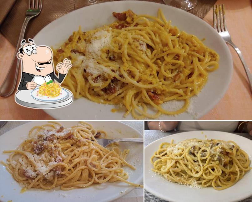 Spaghetti alla carbonara al Da Emilio