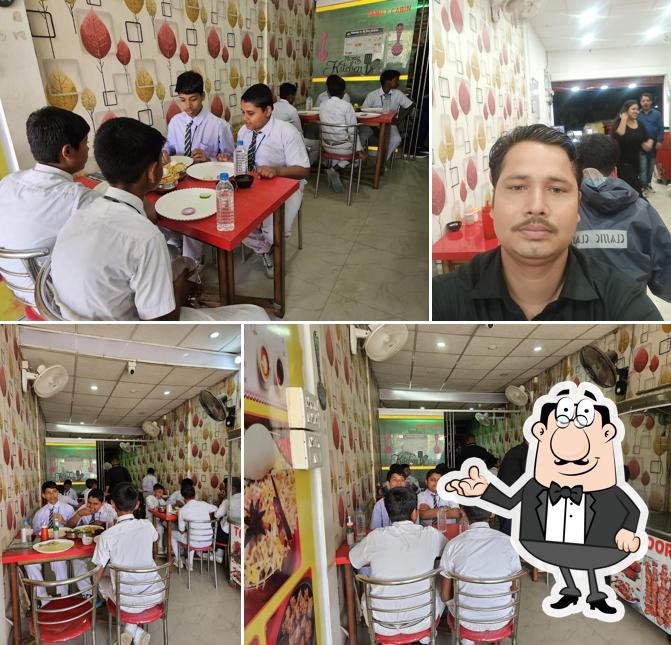 The interior of Mom's Kitchen Restaurant Silchar