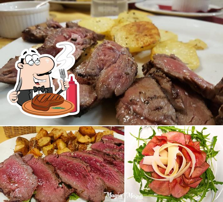 Scegli i piatti di carne a Pizzeria Ristorante Magia