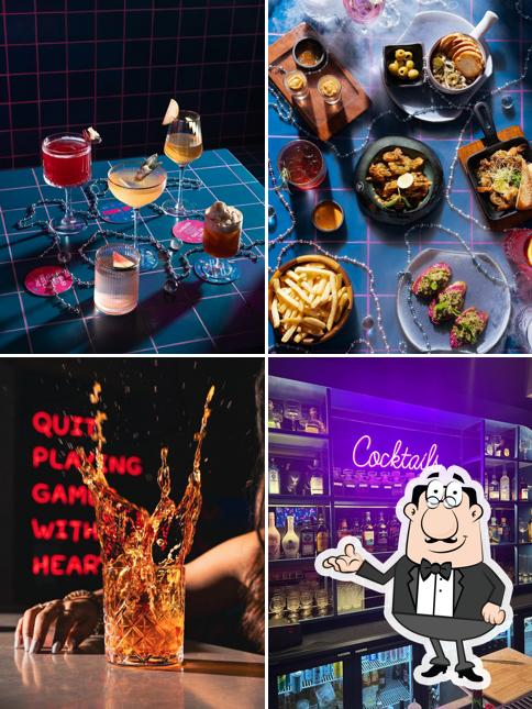 Therapy Cocktail Bar - Khar is distinguished by interior and food