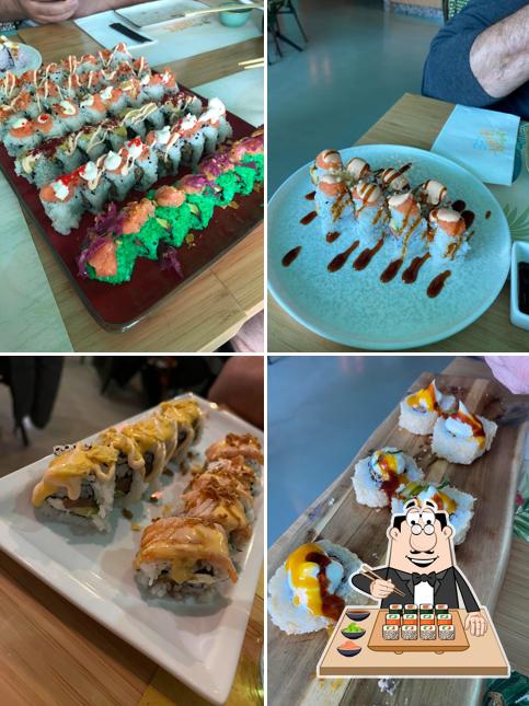 Prenditi le diverse opzioni di sushi