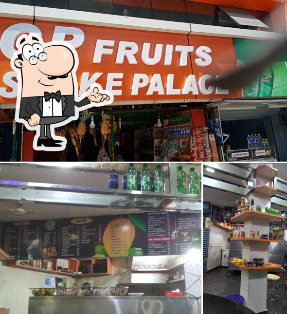 The interior of CP FRUITS SHAKE PALACE