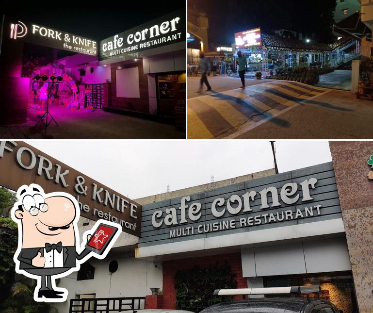 The exterior of Cafe Corner