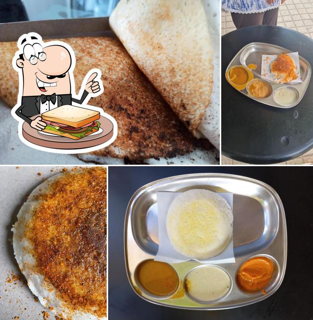 Grilled cheese sandwich at Govindam Thatte Idli