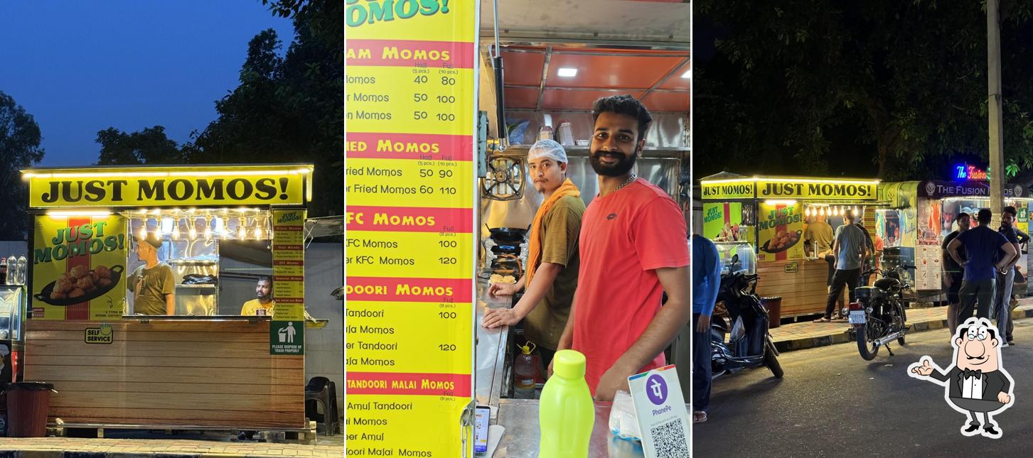 The interior of JUST MOMOS