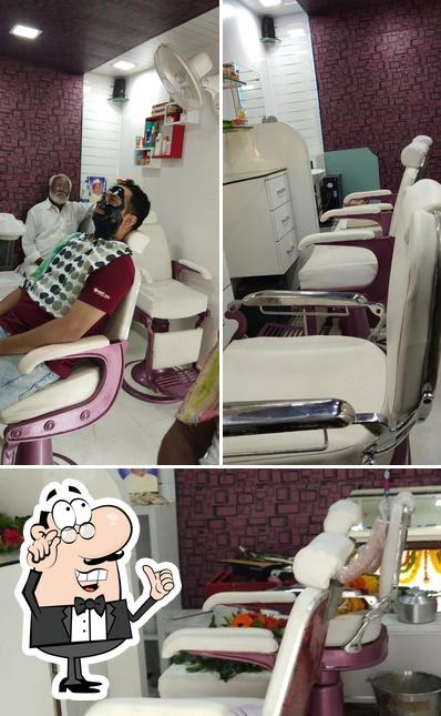 The interior of Prabhat Hair Cutting Salon