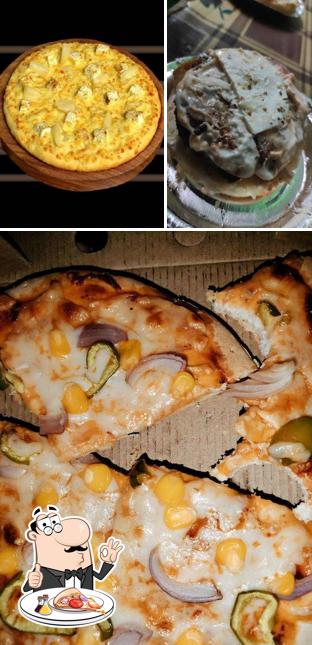 Try out pizza at Rose Bud Cafe