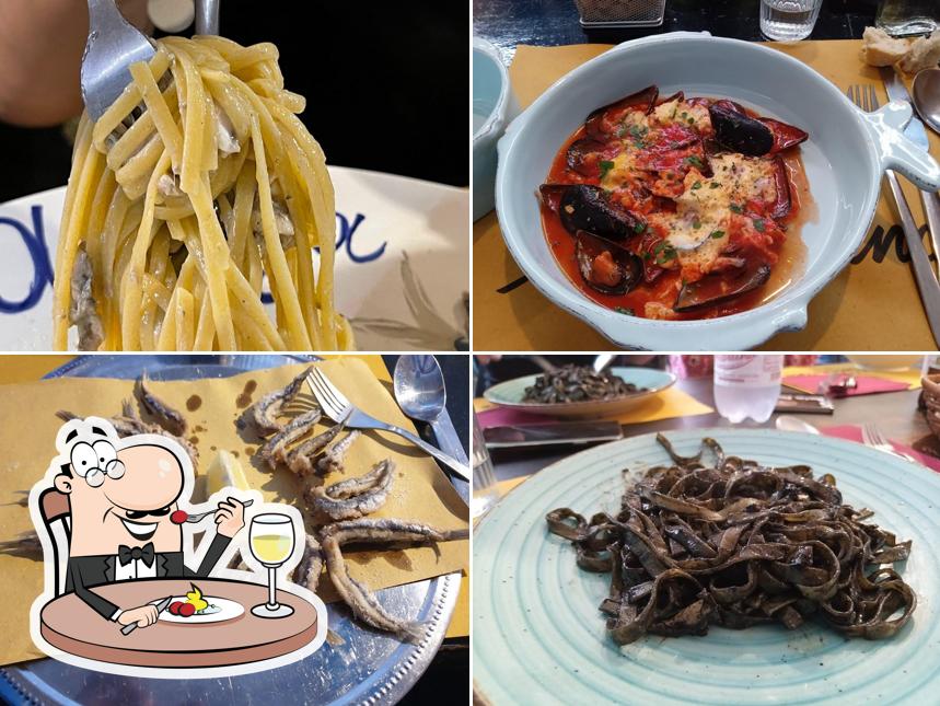 Platti al Trattoria Armandino - Specialitá di pesce