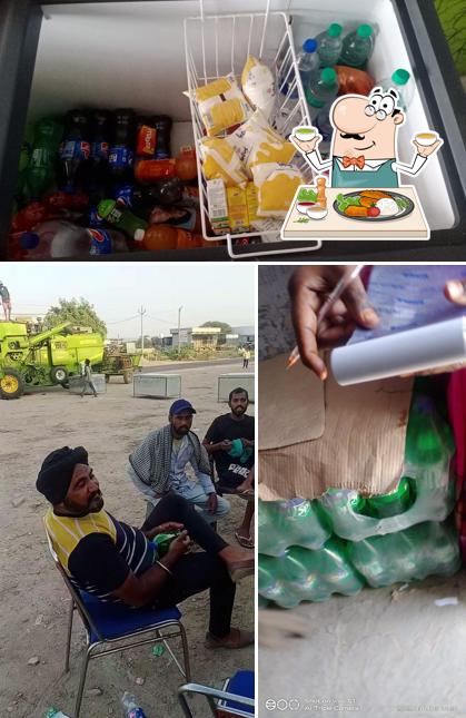 Food at Vaishnav cold drinks and chaai