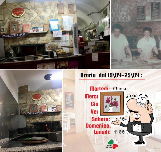 Dai un'occhiata agli interni di Pizzeria Da Nanni