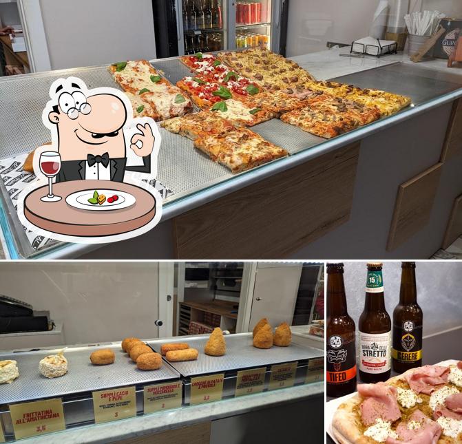 Questa è la immagine che mostra la cibo e birra di AL PIZZINO - Pinsa Romana, Pizza al taglio, Arancineria