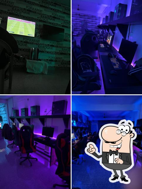 The interior of The FPS CRIB gaming café