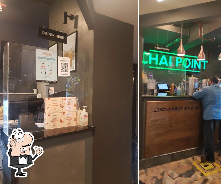 The interior of Chai Point - GVK One Mall, Banjara Hills