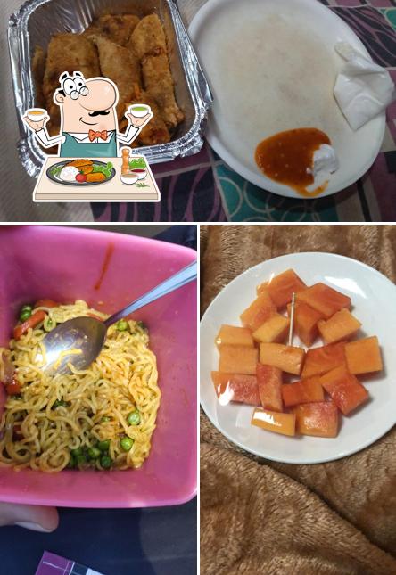 Food at Hemraj chole kulche