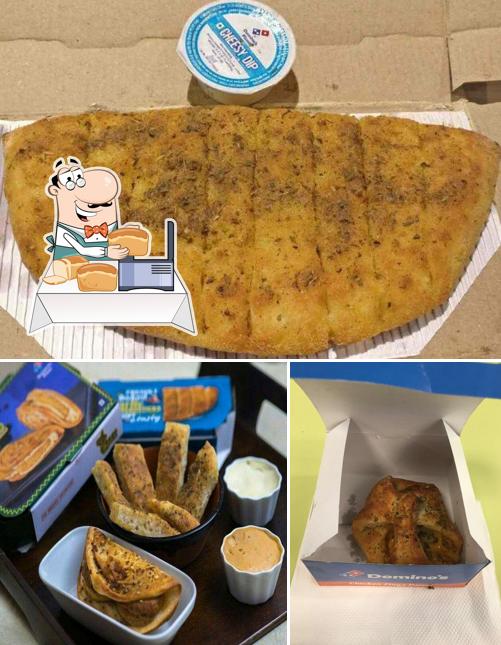 Garlic bread at Domino's Pizza