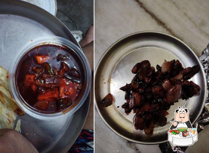 Hot and sour soup at Arunita food zone