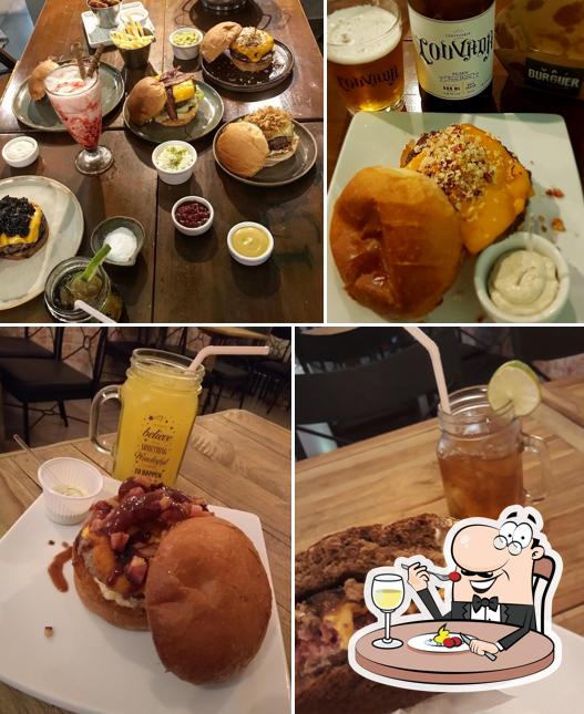 Comida em Burguer na Praça