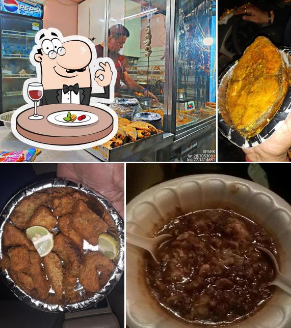 Food at Chacha Shankar chic fish kabab