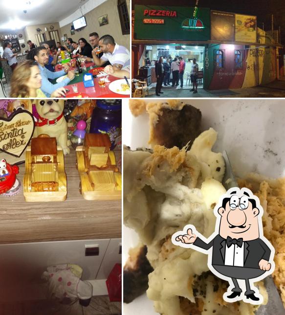 O interior do Dom Dinho Pizzeria