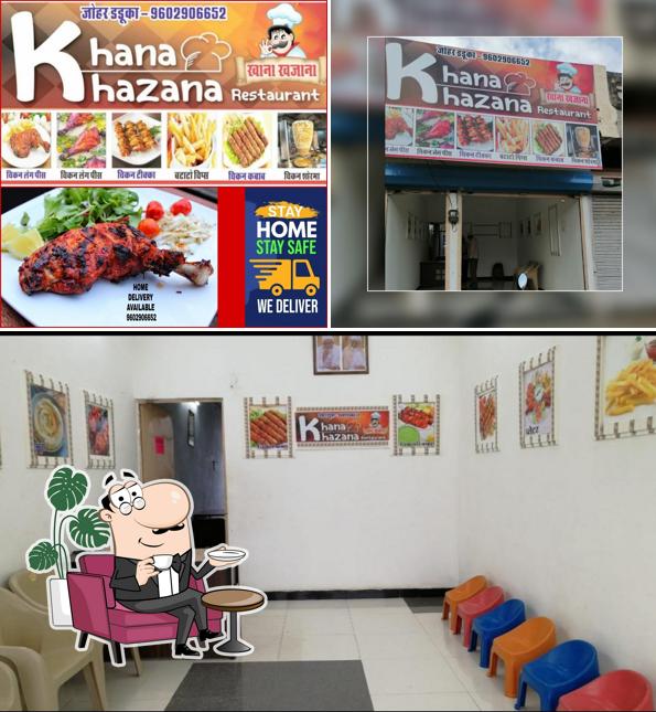The photo of interior and food at KHANA KHAZANA PARTAPUR BEDWA
