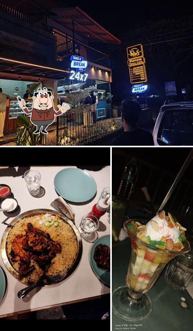 The picture of food and exterior at Kismees Resto Cafe- Vaniamkulam