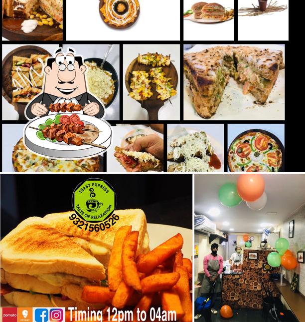 The photo of Teasy Express’s food and interior