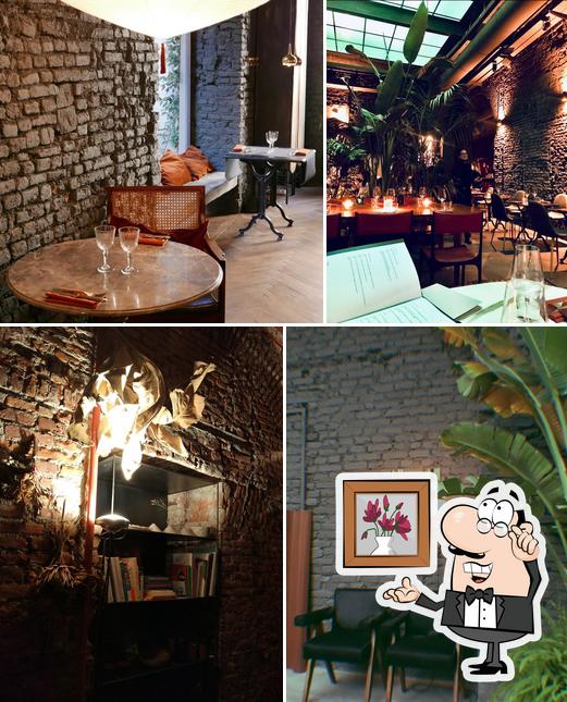 Gli interni di Sixième Bistrò