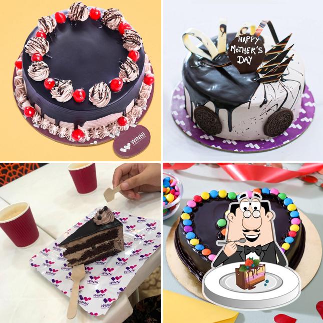 Chocolate cake at Winni Cakes & More