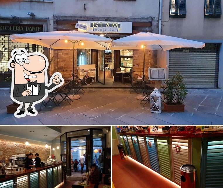 Dai un'occhiata agli interni di GLAM Lounge Cafè