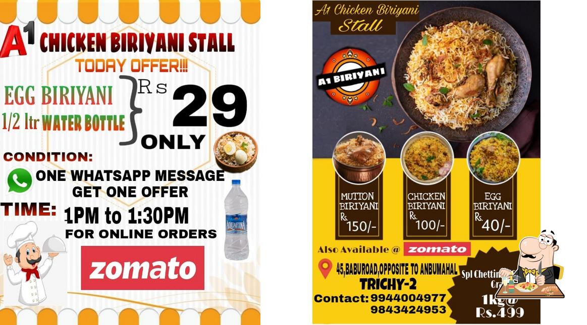 Meals at A1 Chicken Biryani