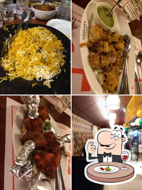 Food at Angaara Restaurant Ooty