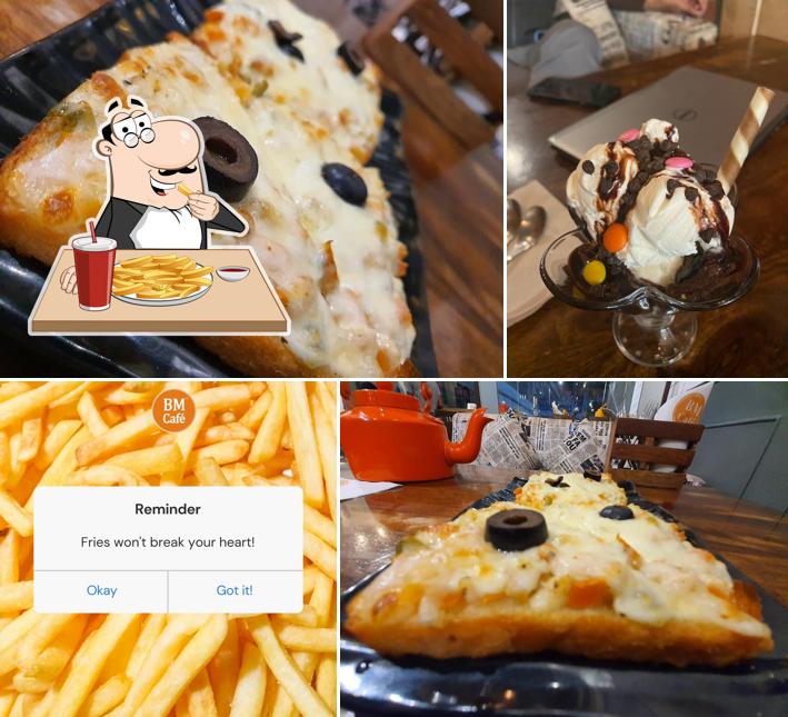 French fries at Bread n Mime Café