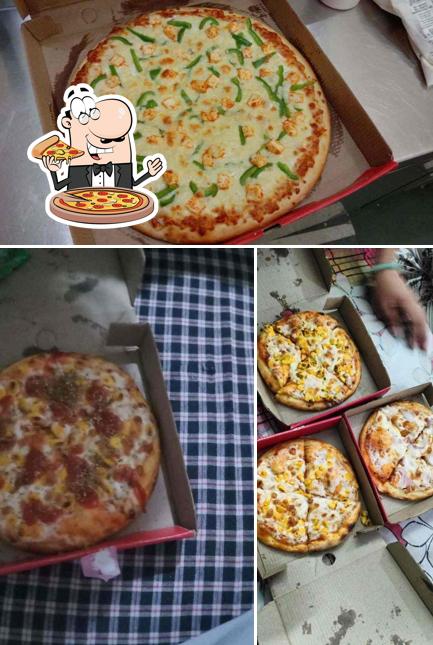 Order different types of pizza