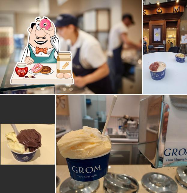 GROM propone un'ampia selezione di dolci