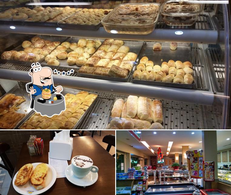 Comida em Panificadora Maná